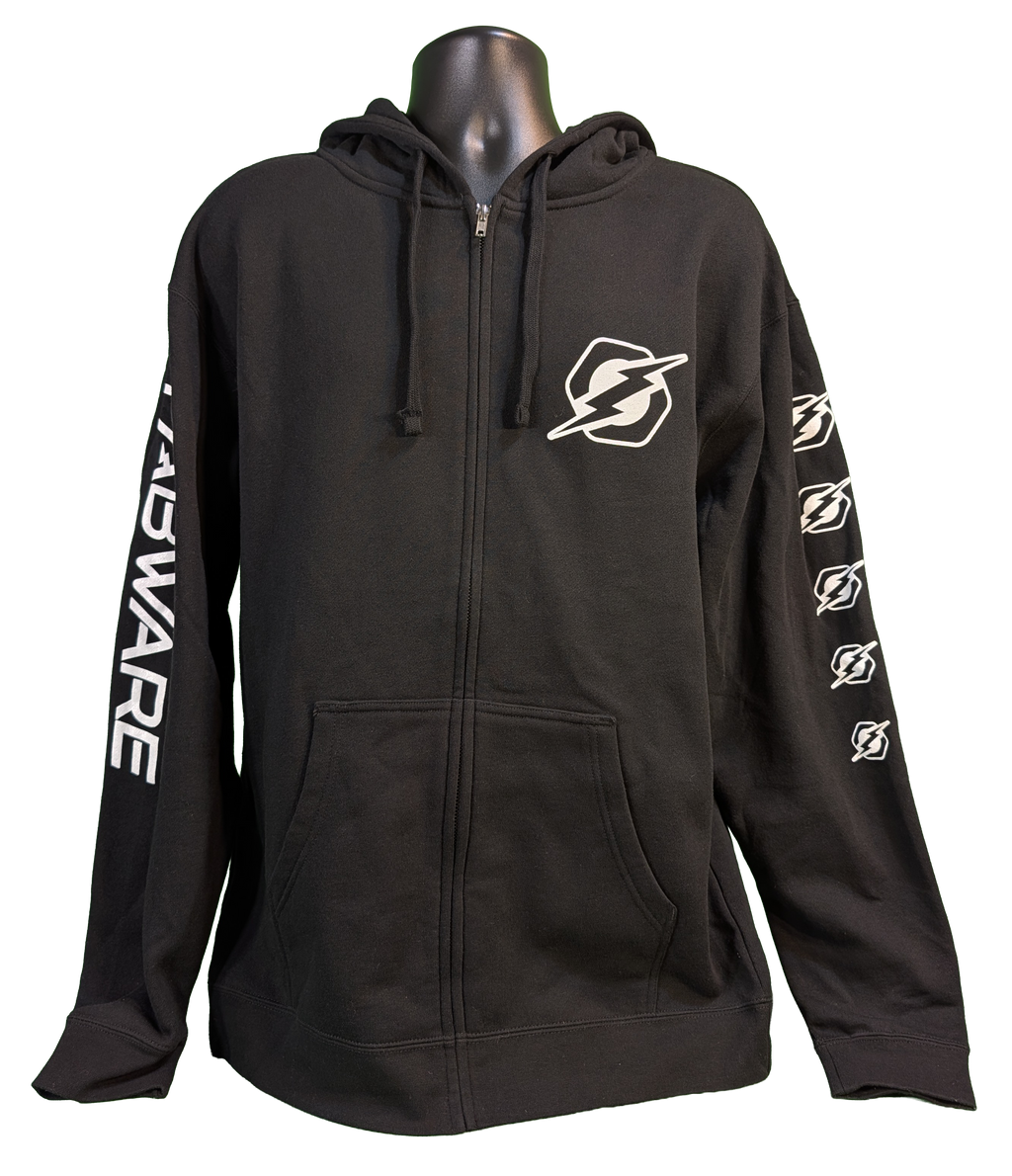 Black Zip up Hoodie